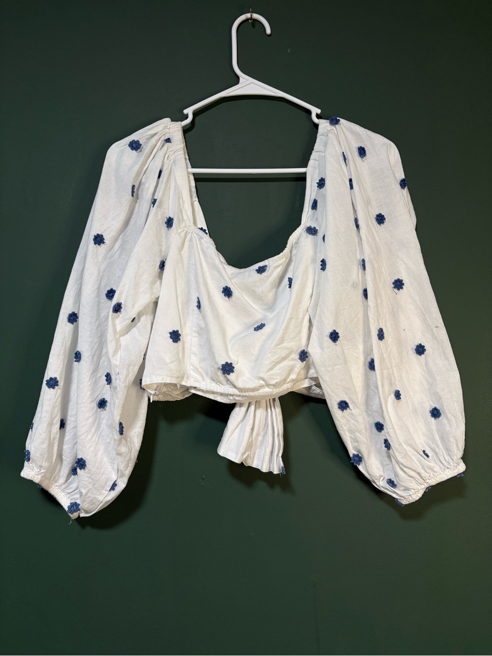 FARM Rio Bow Front Crop Top - Picture 6 of 7